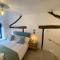 1750's cottage with open fire and beams - Upholland