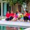 Villa Natha, world-class sea view, gym, massage room, cinema, full service with private dining, north Chaweng