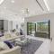 Modern home with outdoor kitchen and steps to beach Modern home with outdoor kitchen and steps to beach