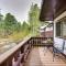 Estes Park Condo Rental Balcony with River Views!