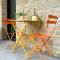 LHermine terrasse et parking, 500 plage