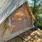 Glamping on idyllic lake, paddle boards & rowboat