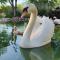 Refugio madera estilo árabe con estatuas, estanques y un pequeño zoo - Albacete