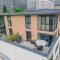 City centre apartment with roof terrace.