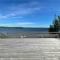 3 bedroom lakehouse with private bridge and garden