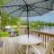 Waterfront Gray Home with Furnished Deck and Fire Pit!
