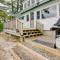 Waterfront Gray Home with Furnished Deck and Fire Pit!