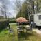 Stacaravan huren in het hart van bosrijk Drenthe op Recreatiepark De Tien Heugten
