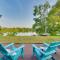 Lakefront Birchwood House with Deck and Fire Pit!