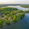 Lakefront Birchwood House with Deck and Fire Pit!