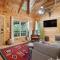Fire Pit and BBQ Lake Lure Cabin with Outdoor Oasis!