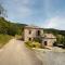 Country old stone house immerse in nature