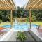 Villa Harmonia Pool and BBQ Steps to Beach