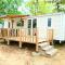 Mobil home climatisé 6pers. 3CH camping domaine de chaussy 5* Ardèche