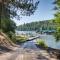 Lakefront Bliss Coeur dAlene Cabin with Dock!