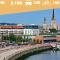 Rouen : Vue panoramique sur la seine avec parking - Rouen