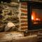 Chalet in pietra e legno con caminetto - Inverso Pinasca