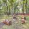 Prudenville Family Home with Game Room and Fire Pit!
