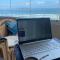 Sobre línea de Playa, Maravillosa Vista al mar 2B/2B-Wifi-TV70´Netf- Estacionamiento propio