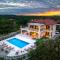 Luxury Villa Glabrova with pool and sauna near the sea on Krk island