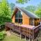 Quaint Loft Cabin w Hot Tub, FirePit, Deck & Grill