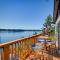 Private Beach at Waterfront Harstine Island Escape