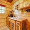 Covered Deck and Fire Pit Smoky Mountain Cabin