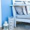 Blue Seaside House with Terrace - Skala Eresou