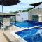 Geribá - piscina de vidro com hidromassagem - 12 pessoas