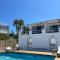 Minimal Blue Apartment with Sunset View in Paros