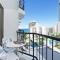 Sea Views at Central Surfers with Spa and Balcony