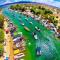 Paradise Pointe on the Island boat dock and view!