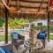 Solar Heated Pool Spa Tiki Hut Huge Backyard Hammock Retro Bikes