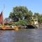 Mooie woonboot op eiland, kachel, natuur, sloep!