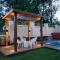 StayVistas Skylight Serenity with Modern Interiors, Outdoor Pool, Poolside Gazebo, Manicured Lawn