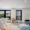 New LUXURY apartment with sea view and PRIVATE heated pool, 50m from the beach