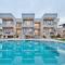 New cozy apartments in Crete Coast with pool and dining area