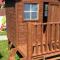 Half of holiday home, terrace, playground