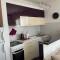 Purple apartment-