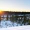 Lapland Riverside Cabin, Äkäsjoen Piilo - Jokiranta, Traditional Sauna, Avanto, WiFi, Ski, Ylläs, Erä, Kala - Äkäsjoensuu