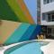 2BR -Water at Mikasa- Fast WIFI, King beds, AC, Near beach, Pool