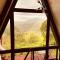 Cabana Raízes: A-Frame com vista para as montanhas - Baependi