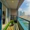 Luxury Studio w/ BoHo Design and Balcony for 4 Pax - Dubaj