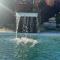 Cabaña, quincho, piscina y hermosas estrellas