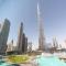 King 2 Bedroom With Burj Khalifa & Fountain View - 迪拜
