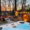 Family Pocono Gem by the lake with private sauna, hot tub, and huge game room