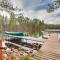 Lakefront Rhinelander Cabin with Dock and Fire Pit! - Rhinelander