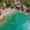 New villa with swimming pool, olive grove and sea view by Traveler tourist agency Krk ID 2201