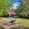 Peaceful and Chic Oasis Fire Pit, Grill, Yard
