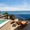 Luxury Seafront Villa with Heated Pool, Jacuzzi, Sea View, 150 m from Beach